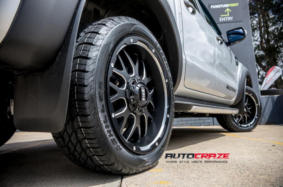 FORD RANGER GD02 MATTE BLACK MILLED ACCENTS